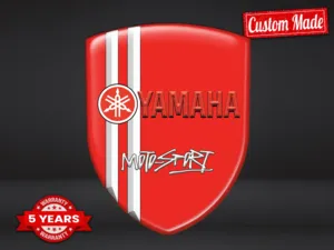 Yamaha Badge Resina Premium Design Etichette Veicolo